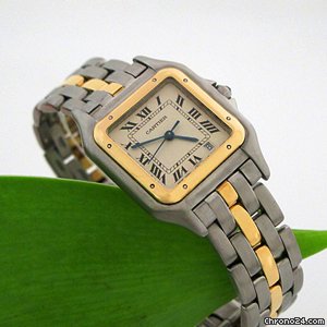 Cartier Panthere Stahl/Gelbgold Quarz watches