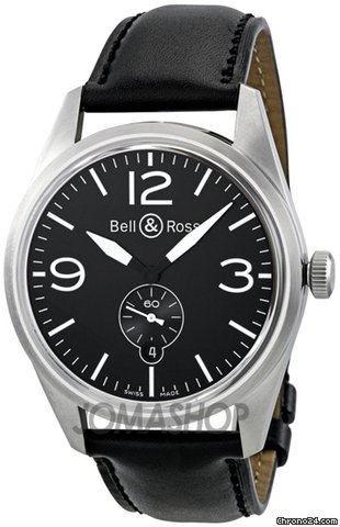 Bell & Ross Original Black Dial Automatic 41MM Mens Watch BR-123-ORIGINAL-BLACK watches