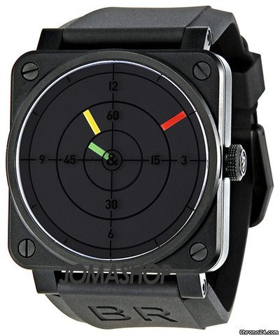 Bell & Ross Aviation Radar Black Dial Mechanical Mens Watch BR0392-RADAR watches