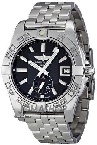 Breitling Galactic 36 Black Dial Stainless Steel Automatic Unisex Watch A3733012-BA33SS watches