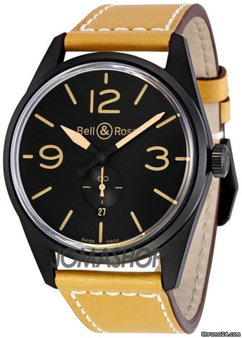 Bell & Ross Vintage Heritage Black Dial Automatic 41MM Mens Watch BR-123-HERITAGE watches