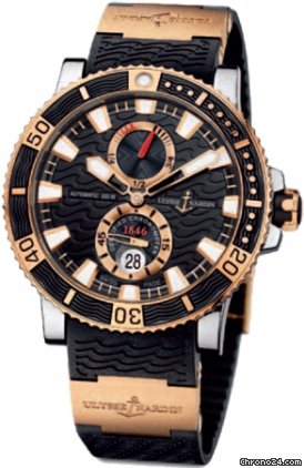 Ulysse Nardin Maxi Marine Diver Titan NEU incl MWST mit B & P watches