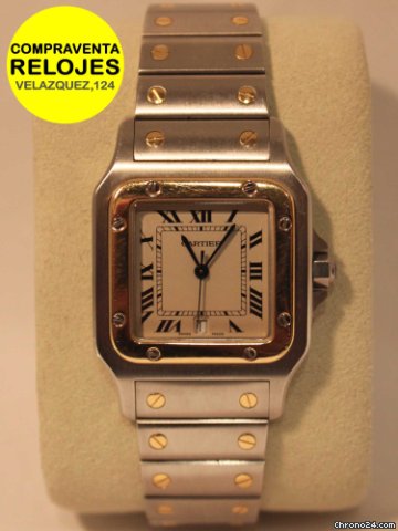 Cartier acero y oro, CABALLERO watches
