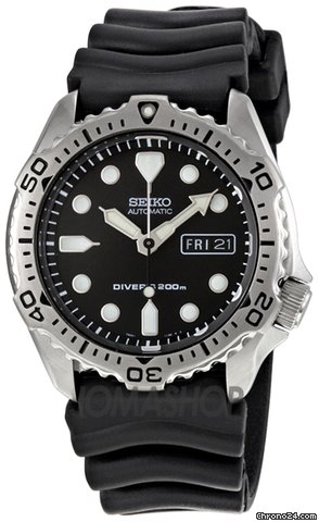 Seiko Diver Black Dial Automatic Mens Watch SKX171 watches