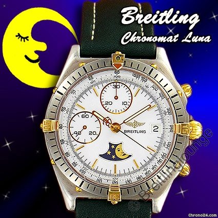 Breitling Chronomat Luna moonphase watches