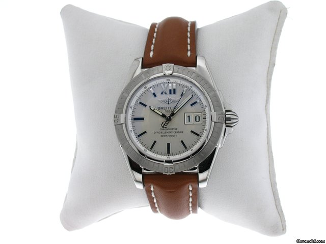 Breitling COCKPIT GRAN DATA ACCIAIO/PELLE AUTOMATICO watches