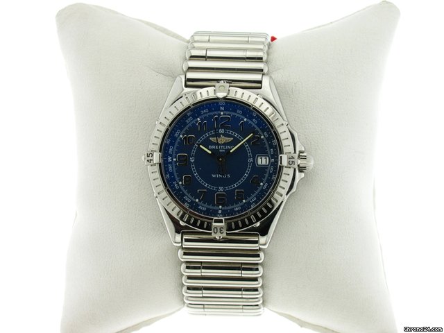 Breitling WINGS QUARZO ACCIAIO Q.BLU watches
