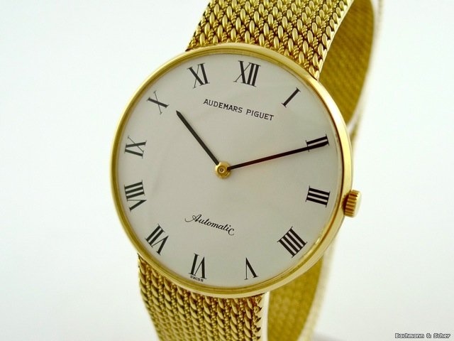 Audemars Piguet Gentleman's Watch, 18k Yellow Gold watches