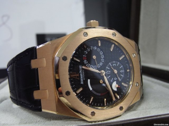Audemars Piguet New Royal Oak Rose/Red Gold Dual Time Zone Power Reserve watches