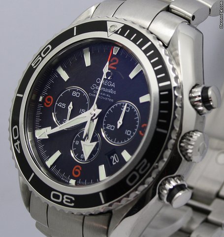Omega Planet Ocean Chrono Co-Axial mit Box u.Pap. watches