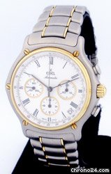 Ebel 3 Register Chronograph circa 1990's watches