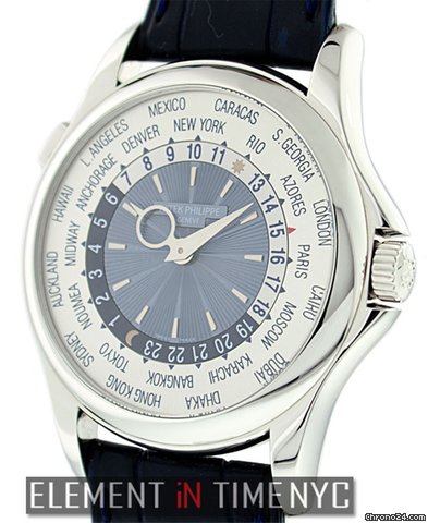 Patek Philippe Complications World Time Platinum 5130P watches