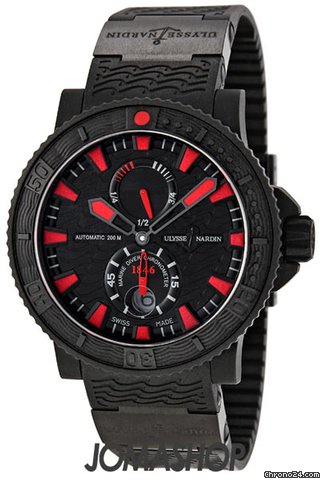 Ulysse Nardin Maxi Marine Diver Black Sea Automatic Mens Watch 263-92-3C watches