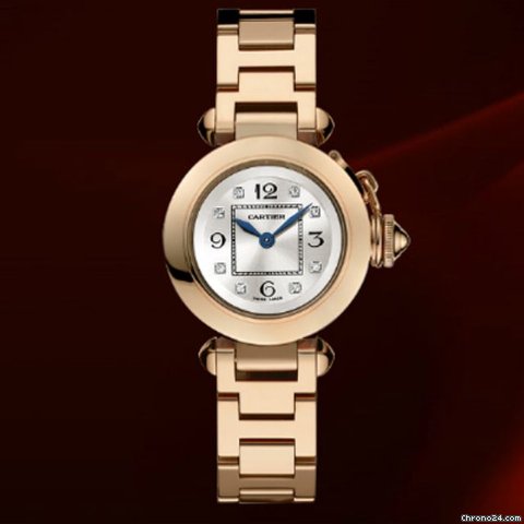 Cartier Miss Pasha Oro Rosa 18kt Ref.wj124028 watches