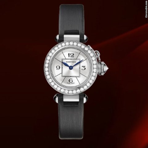 Cartier Miss Pasha Oro Bianco E Diamanti Ref.wj124027 watches