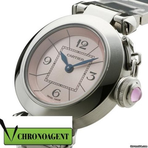 Cartier Miss Pascha Acier Cadran Blanc Ref.w3140008 watches