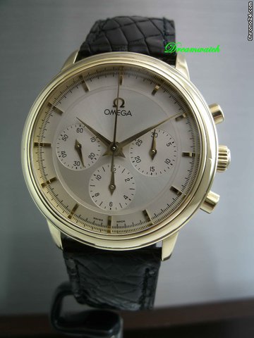 Omega De-Ville Prestige 18k Chronograph watches