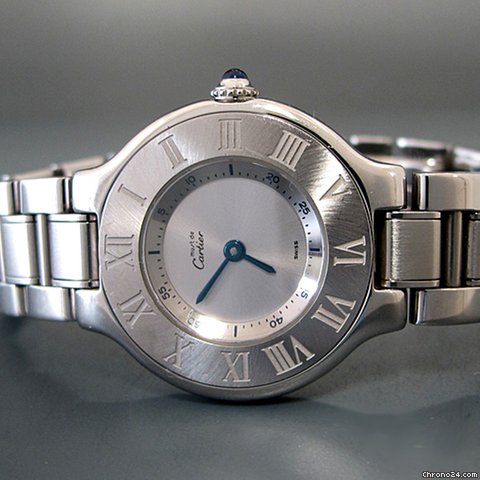 Cartier "must de Cartier 21" - Stahl watches