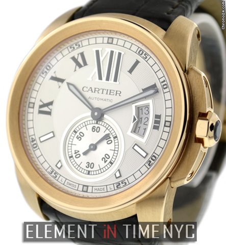 Cartier Calibre 18k Pink Gold W7100009 NIB watches