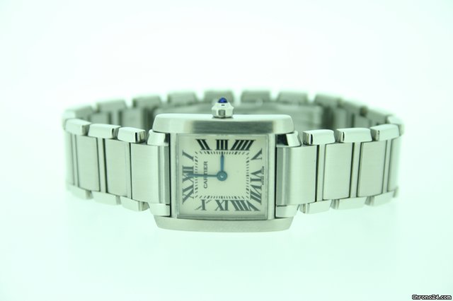 Cartier Tank Francaise Ladies Stainless Steel W51008Q3 2008 watches
