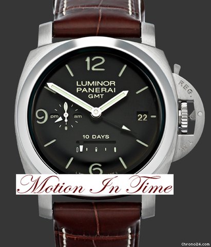 Panerai PAM 270 Luminor 1950 10 Days GMT Automatic 44mm Limited Ed. watches
