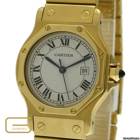 Cartier Santos 18K.Gelbgold watches