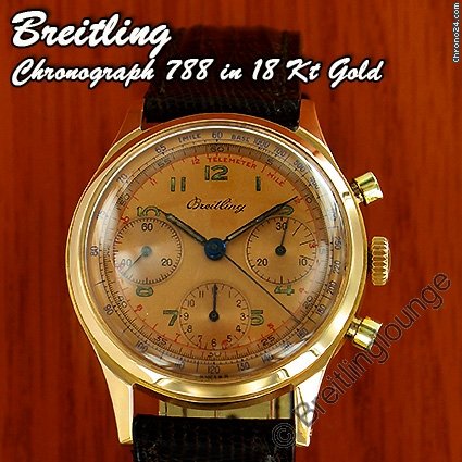 Breitling Premier Tricompax 18 Kt Rot-Gold Chronograph 788 watches