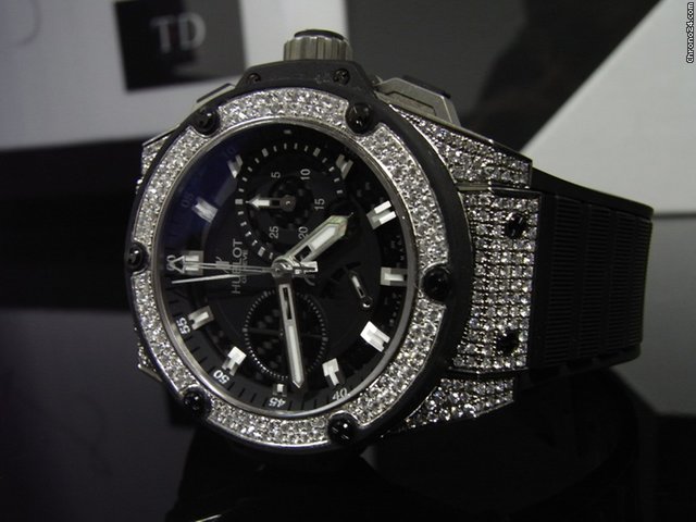 Hublot New King Power Steel Diamond Set Limited Edition watches
