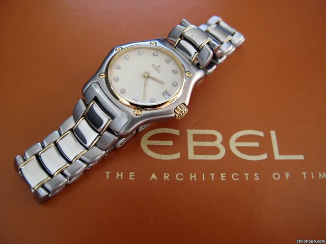 Ebel 1911 Lady Stahl/Gold & 11 Diamanten watches