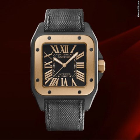Cartier Santos 100 Black Big Size watches