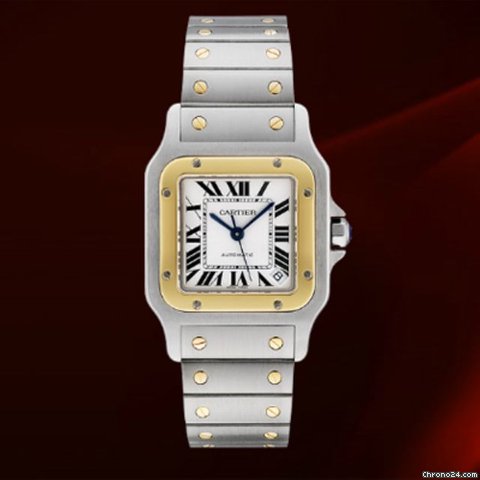 Cartier Santos Galbee Acciaio E Oro Giallo Ref.w20099c4 watches
