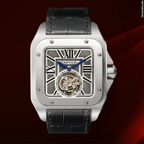 Cartier Santos 100 Tourbillon Oro Bianco Ref. W2020017 watches