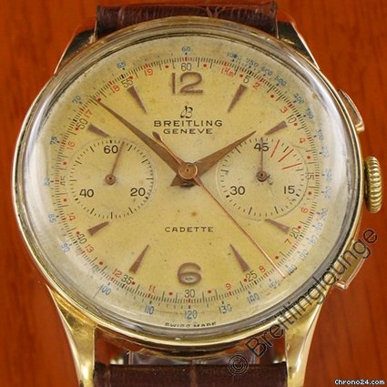 Breitling Cadette 18 Kt Gold - Pre Top Time watches
