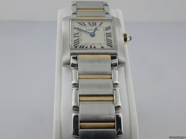 Cartier Tank Francaise 18kt Yellow Gold and Steel Midsize Wa watches