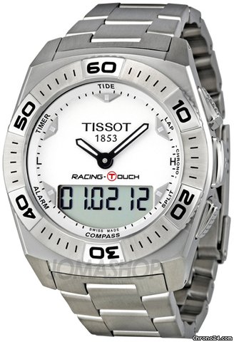 Tissot Racing Touch Silver Dial Stainless Steel Mens Watch T0025201103100 watches