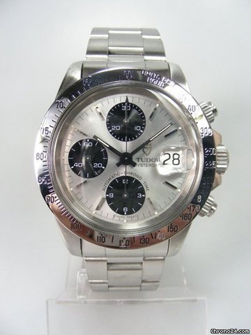 Tudor Oysterdate chronographe cadran silver complet acier watches