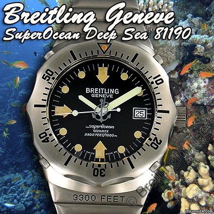 Breitling SuperOcean - Deep Sea watches