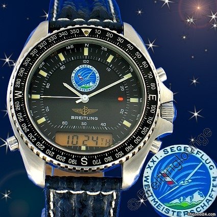 Breitling Pluton strong limited Serie 085 / 100 zur XXI. Segelflugw watches