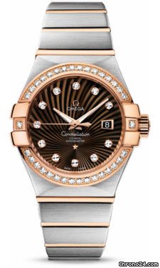 Omega Constellation Chronometer 31 mm Brushed Steel and Red Gold watches
