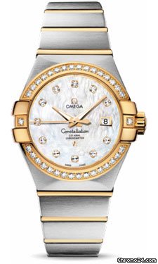 Omega Constellation Chronometer 31 mm Brushed Steel and Yellow Gold watches