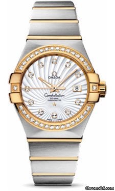Omega Constellation Chronometer 31 mm Brushed Steel and Yellow Gold watches