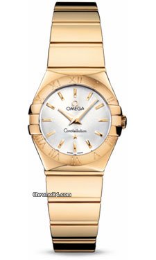 Omega Constellation Quartz 24 mm Polished Yellow Gold watches