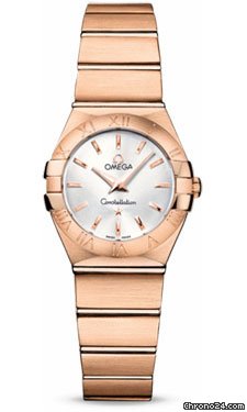 Omega Constellation Quartz 24 mm Brushed Red Gold watches