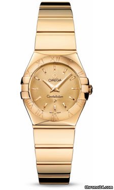 Omega Constellation Quartz 24 mm Polished Yellow Gold watches