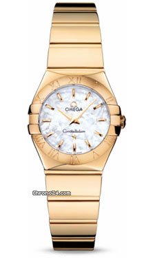 Omega Constellation Quartz 24 mm Polished Yellow Gold watches