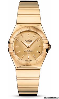 Omega Constellation Quartz 27 mm Polished Yellow Gold watches