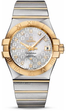 Omega Constellation Chronometer 35 mm Brushed Steel and Yellow Gold watches