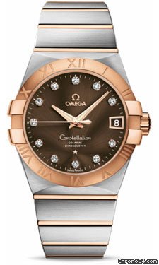 Omega Constellation Chronometer 38 mm Brushed Steel and Red Gold watches