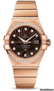 Omega Constellation Chronometer 31 mm Brushed Red Gold watches