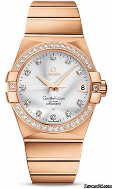 Omega Constellation Chronometer 38 mm Brushed Red Gold watches
